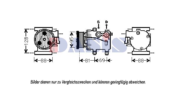 AKS DASIS Kompressori, ilmastointilaite 851832N